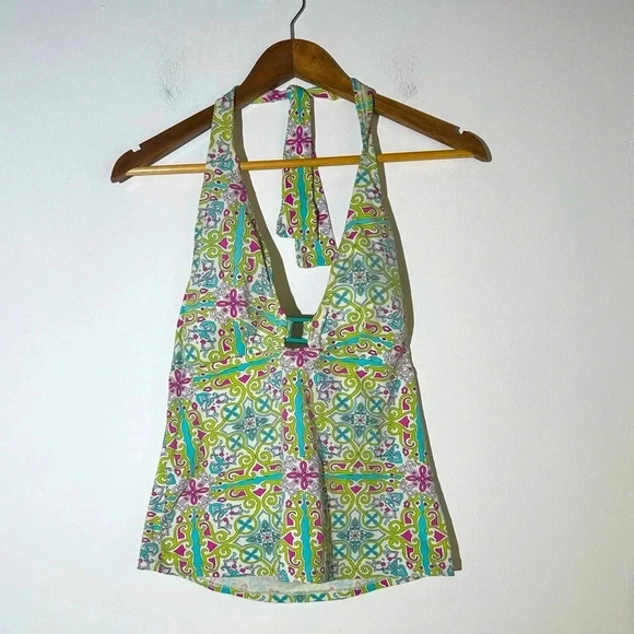 Tommy Bahama Tankini Halter Swim Top - Picture 1 of 4